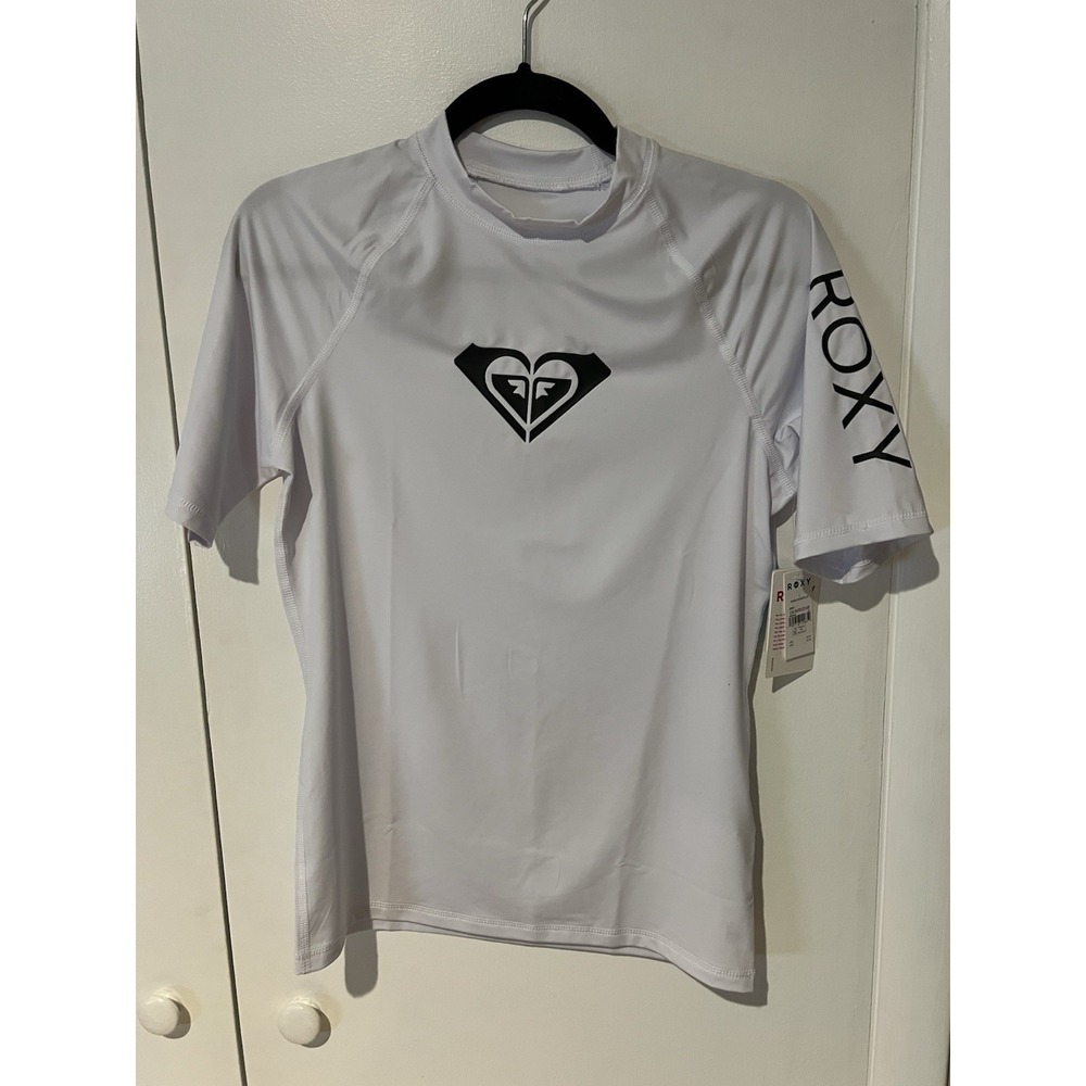 Women's Junior's ROXY TIGHT FIT UPF 50+‎ Swim Rashguard Shirt Size XL